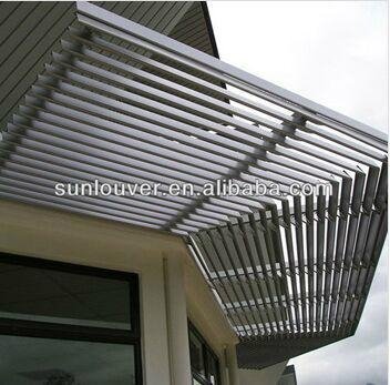 Aluminum solar shading/window louver for building