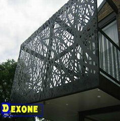 All kinds of aluminum /metal laser cut fence patterns or custom-made panels supp