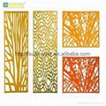 Exterior metal Aluminum decorative wall