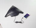 USB conference phone video conferencing omnidirectional microphone audio speaker