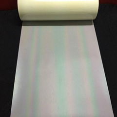 Symphony transparent reflective transfer film with colorful rainbow effect