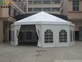 octagon tent with luxury linings for wedding party events 3