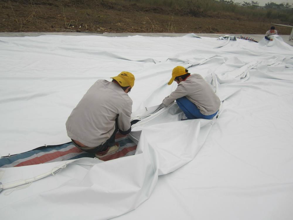 12x12m High Peak pole tent in galvanized steel frame 3