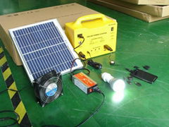 Solar system portable high efficiency solar power generator 