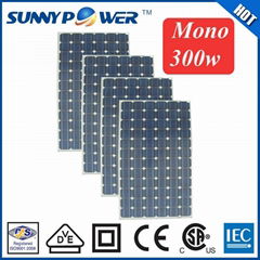 300w high power free energy mono solar panel dongguan factory direct low price 