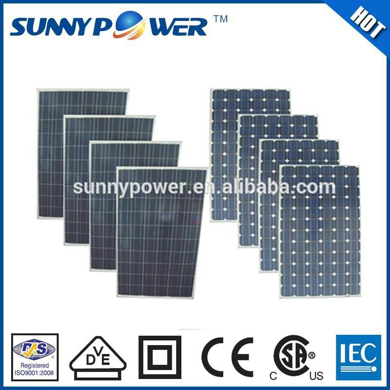 120w mono pv solar panel with aluminium frame  3