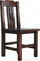 碳化木餐椅 3
