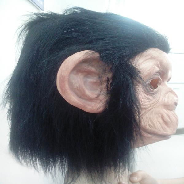 Latex Animal mask Big ear monkey the lazy song 3
