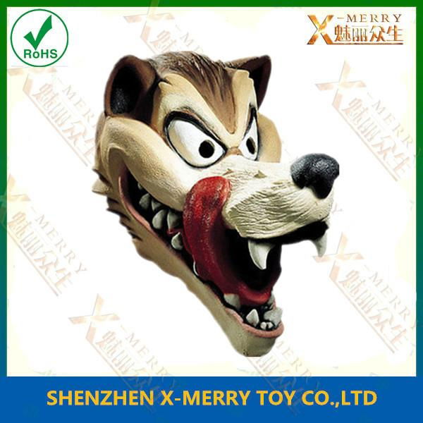 greedy wolf mask halloween latex mask cartoon animal nice cosplay