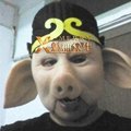 funny adult latex mask pig king mask halloween makeup 2