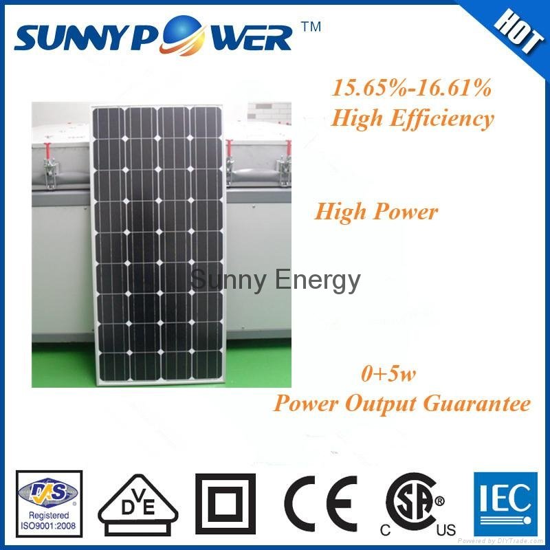 A grade 190W mono solar cell dongguan factory direct supply OEM ODM production t 2