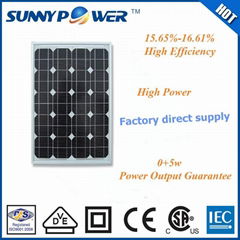 40W mono solar panel manufacturers in china with CE CSA IEC RoHS certificates do