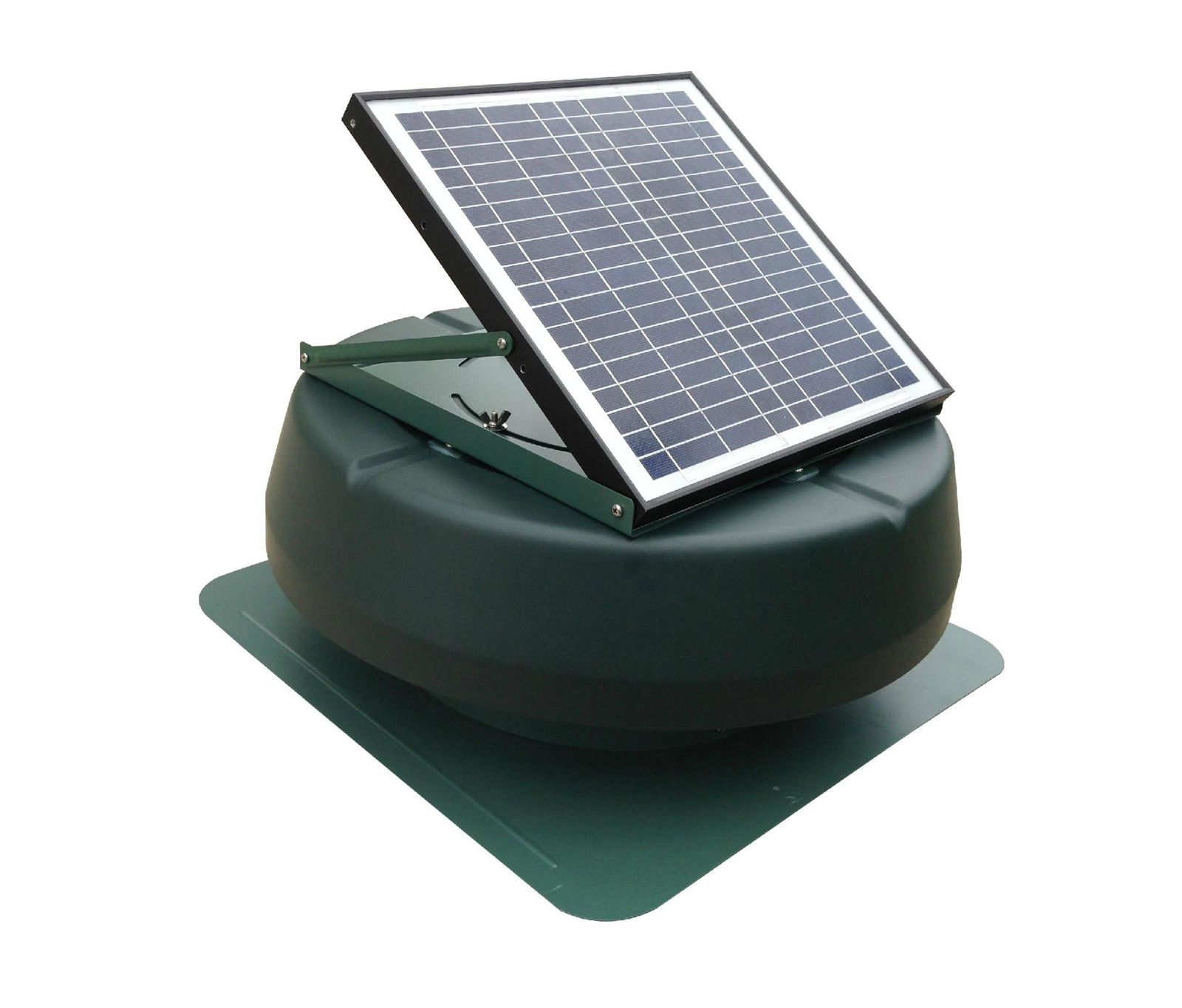 15W adjustable solar attic fan solar fan roof fan with rechargeable battery 