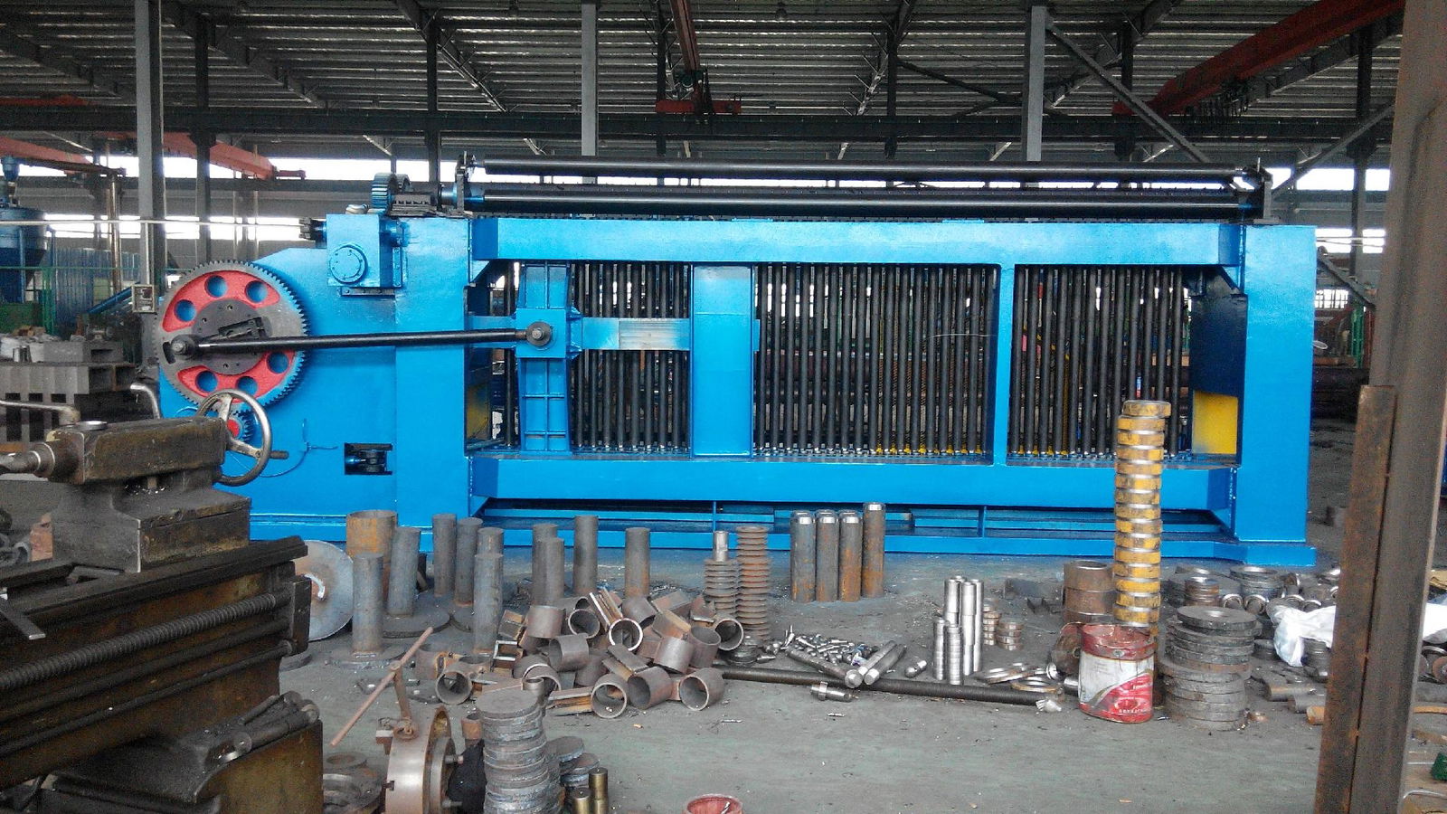 hexagonal wire netting machine 3