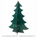 Free Standing Cardboard Christmas Tree with Printing for Gifs Promotion