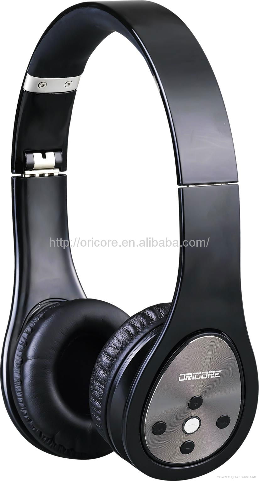 2015 stereo retractable and foldable wireless bluetooth headphone  2