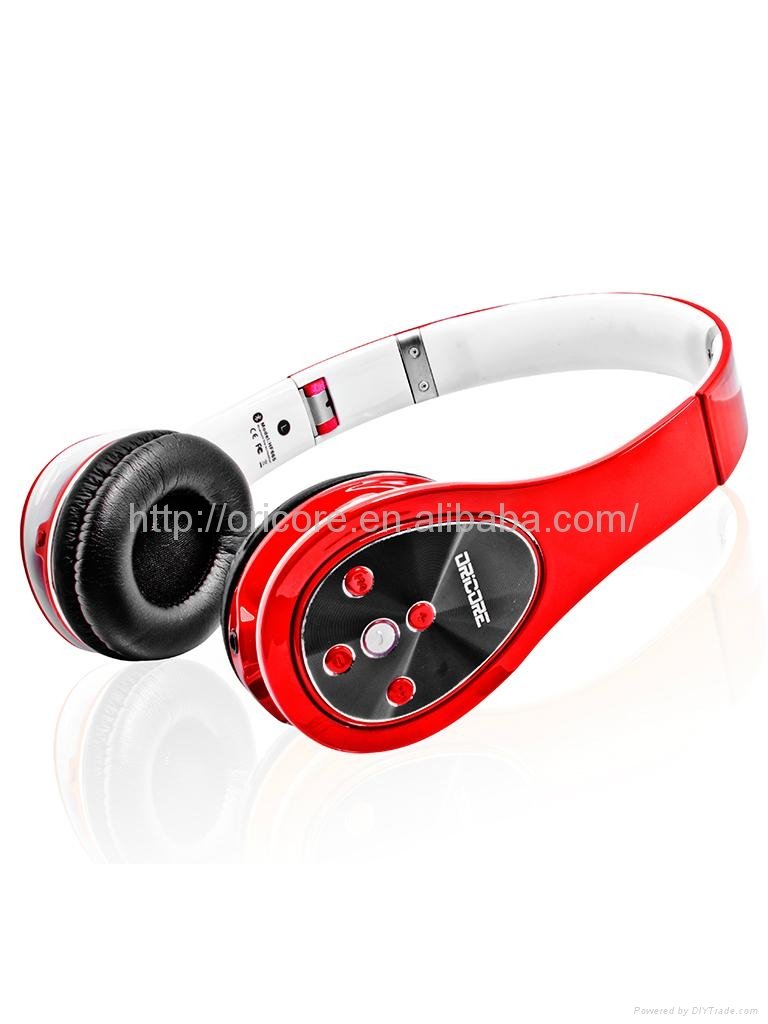 2015 stereo retractable and foldable wireless bluetooth headphone  4