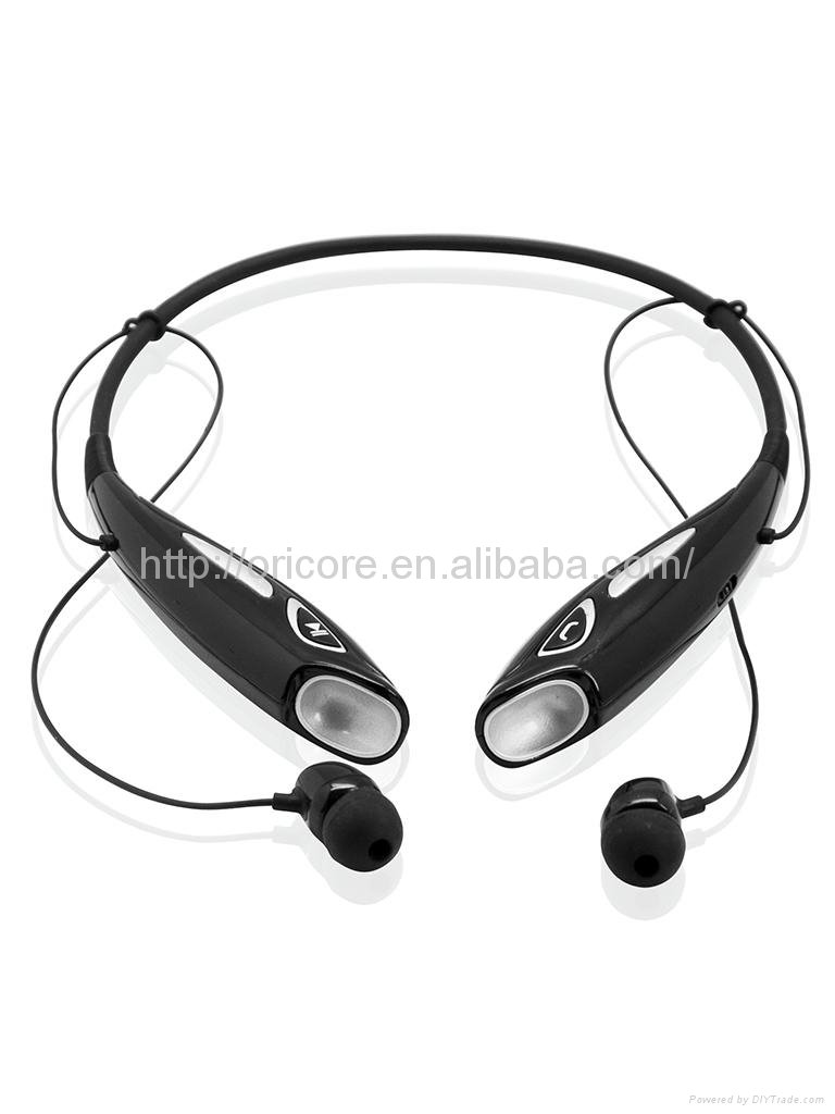 Stereo Bluetooth V4.0 MP3 player sporty neckband bluetooth headset
