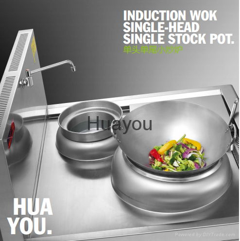 Commercial Induction Cooker with single head and single pot