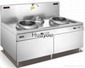 Commercial Induction Cooker-Double-head and Single-stock Pot