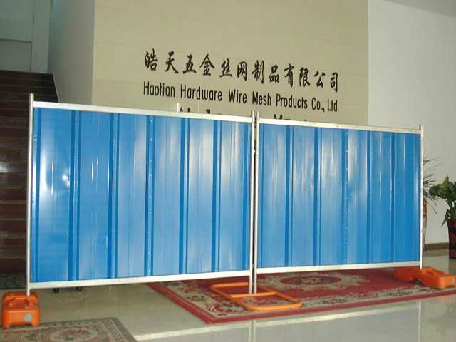 Haotian Temporary Steel Hoarding On Hot Sale