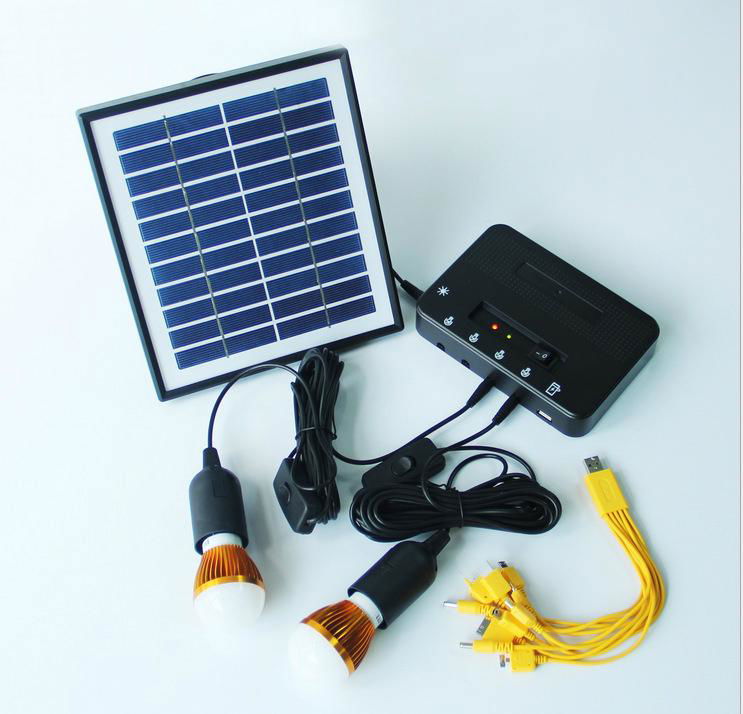 Portable solar home lighting kits 4