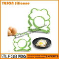 cute silicone egg mold fried egg mold egg pancake ring 4