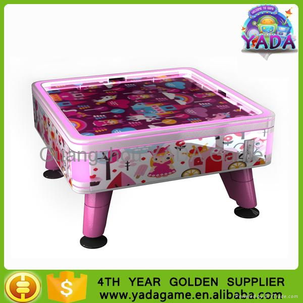 Pink princess 4 person air hockey lottery game machine for sale 2