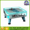 Pure white mini cube air hockey game table for children 4