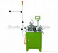 Fully automatic metal particles top-stop machine