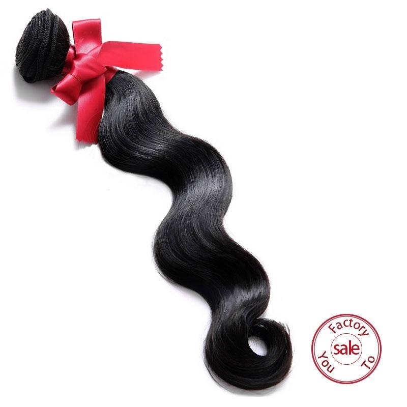 EVET Peruvian Hair Bundles Body Wave 3pcs lot Virgin Hair Weave Extensions Body  4