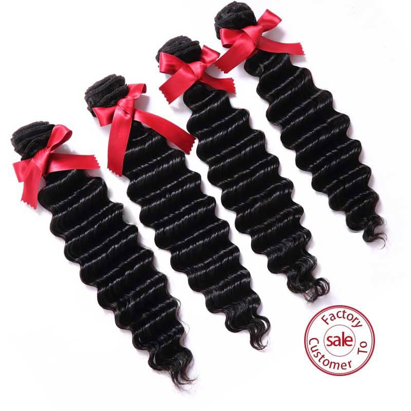 EVET Malaysian Virgin Hair Deep Wave Extensions 2