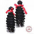 EVET Brazilian Curly Hair ndles Virgin Hair Extensions Brazilian HumanWeave 4 Bu 4