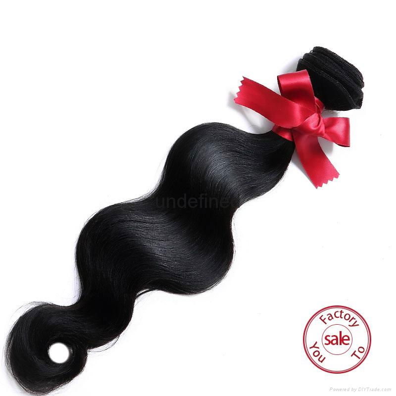 EVET Human Hair Products Malaysia Virgin Hair Body Wave Hair Weaving Extensions  2