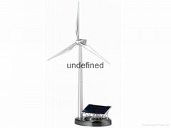 Silver working models of windmill with Solar Tracke