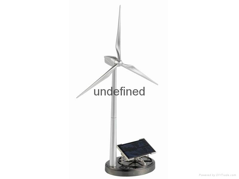 Silver working models of windmill with Solar Tracke 2