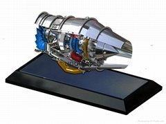 Diecast Aircraft Engine Model