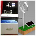 Uge Vertical Windmill with Solar Rack wind turbine model 1