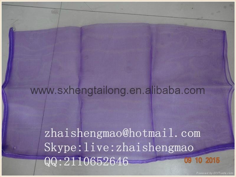Purple Pe mesh bags for packaging vegetables and fruits 4
