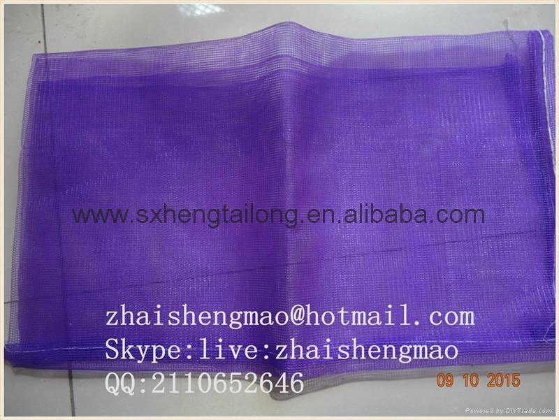 Purple Pe mesh bags for packaging vegetables and fruits 5