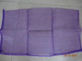 Purple pe mesh bags for packaging garlic