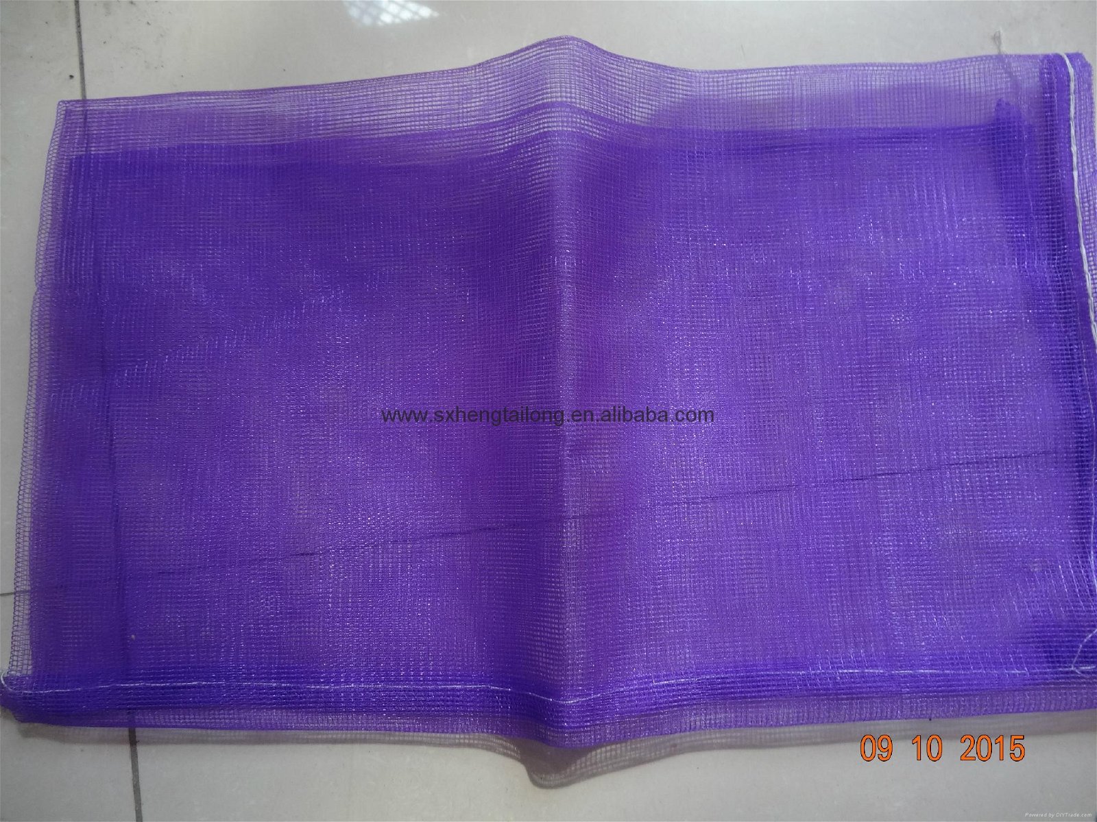 Purple pe mesh bags for packaging garlic  2