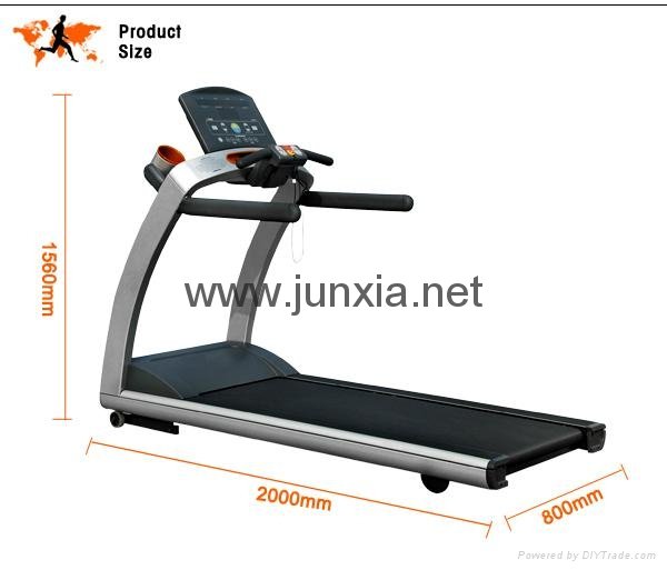 2015 Best Selling commercial motorized treadmill with LED 1