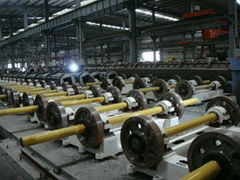 Pre-stress concrete  pole spinning machine