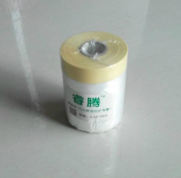 Plastic film with tape 2