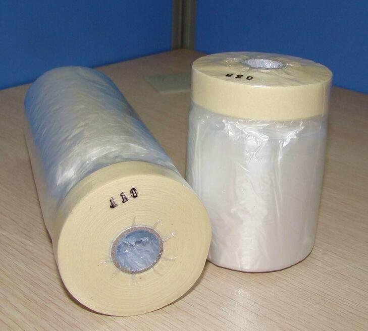 Plastic film with tape 5