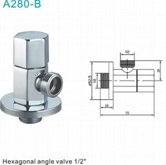 1/2“ Hexagonal angle valve