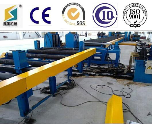 Horizontal h beam assembly machine