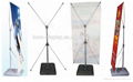 60*160CM Adjustable Height Plastic Water BaseX Bnanner Stand Display Advertising 2