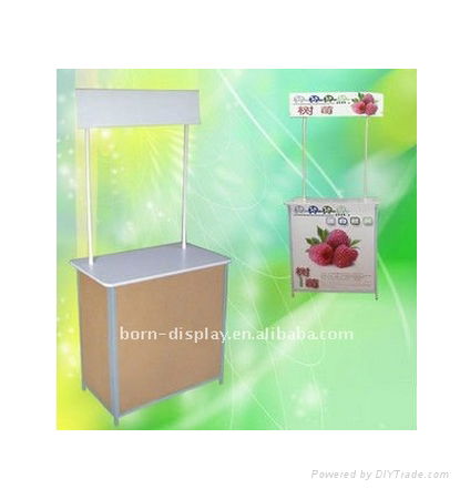 Cheap Price Folded Head Board Aluminum Exhibition Counter for Promotion Advertis 2